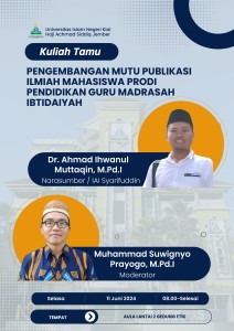 Sukseskan Kegiatan Kuliah Tamu Prodi PGMI FTIK UIN KHAS Jember